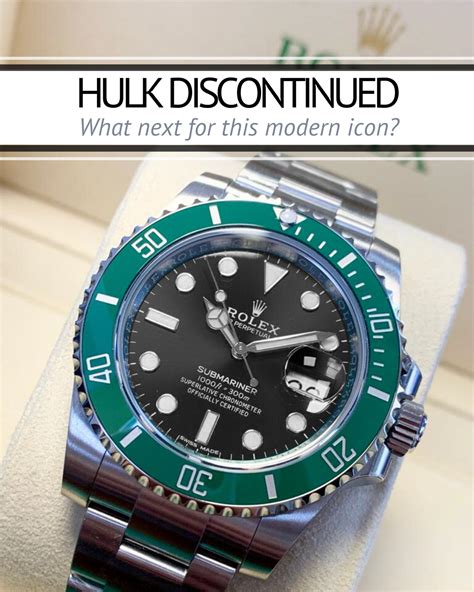 rolex the hulk price|rolex hulk discontinued.